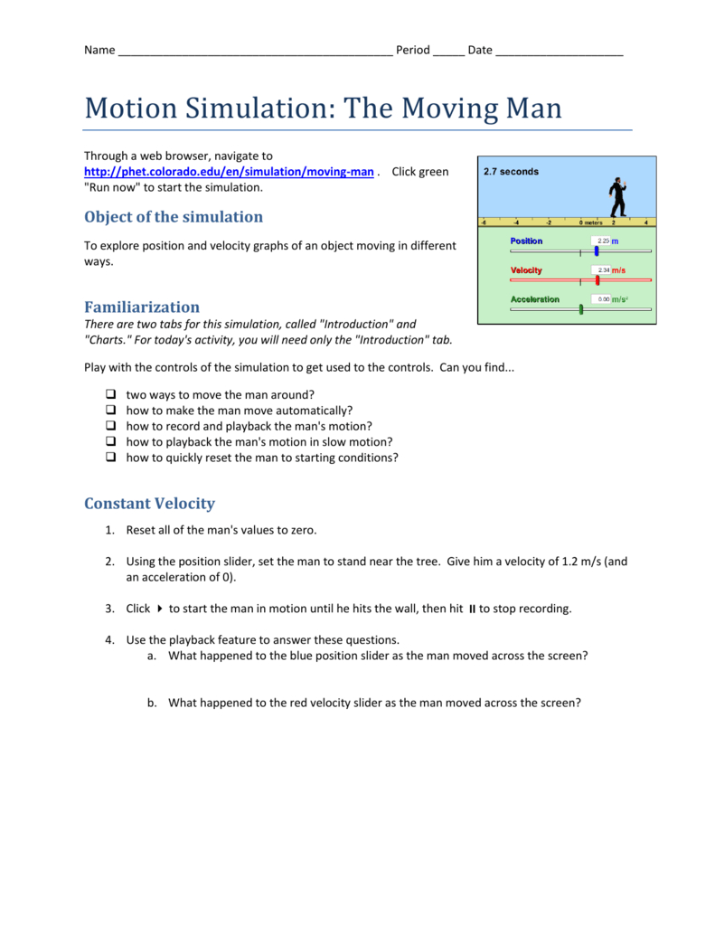 Motion Simulation The Moving Man