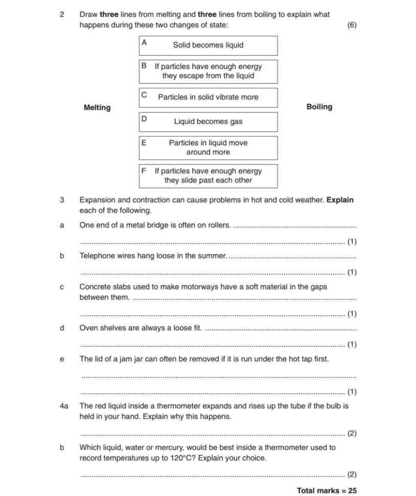 Movement Worksheet 2