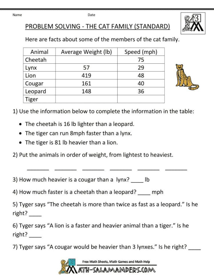 Moving Words Math Worksheet Answers Printable With Pag Page