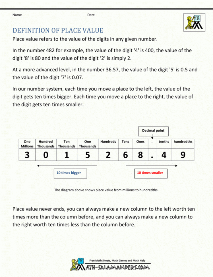 Moving Words Math Worksheet Worksheets Answers E66 Page 101