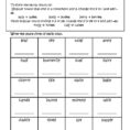 Moving Words Worksheet