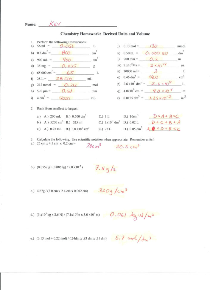 Scientific Notation Conversion Worksheet