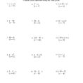 Multi Step Equations Worksheet Eigth Grade Math Worksheets