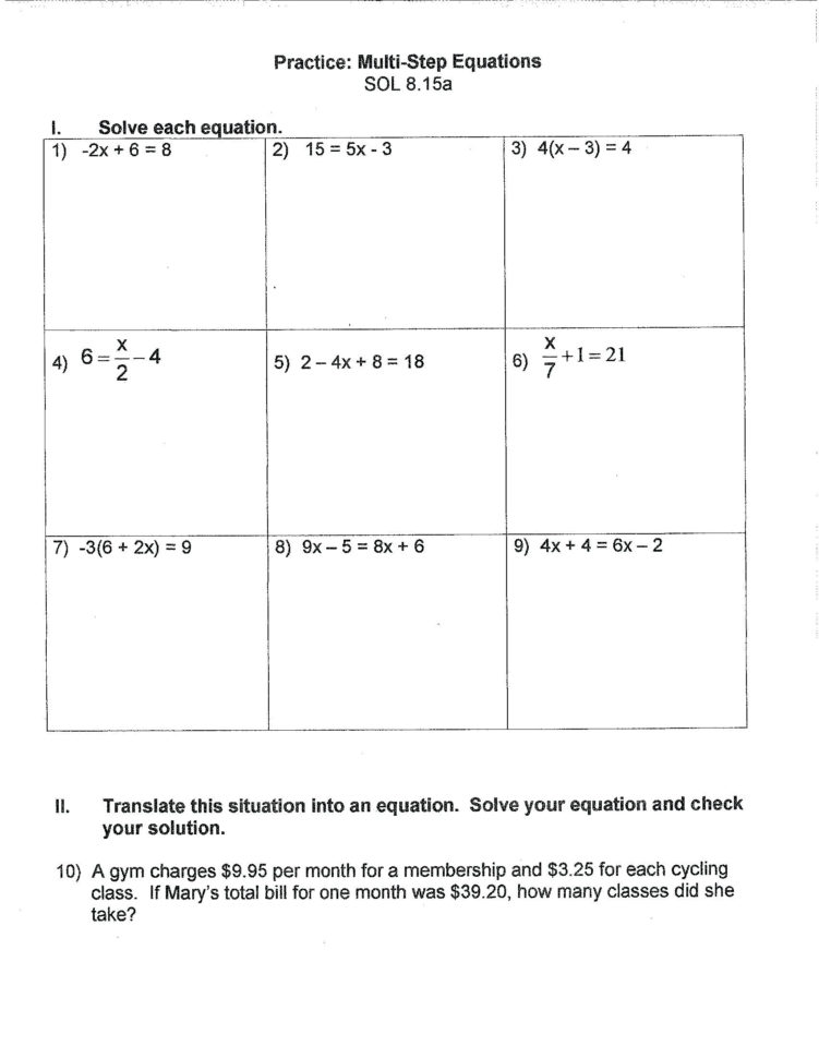 Multi Variable Equations Math Image Titled Solve Linear