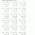 Multiplication Sheet 4Th Grade