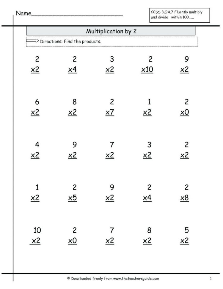 Multiplication Sheet Sheets Up To Times Tables Problems 12
