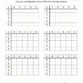 Multiplication To 5X5 Worksheets For 2Nd Grade