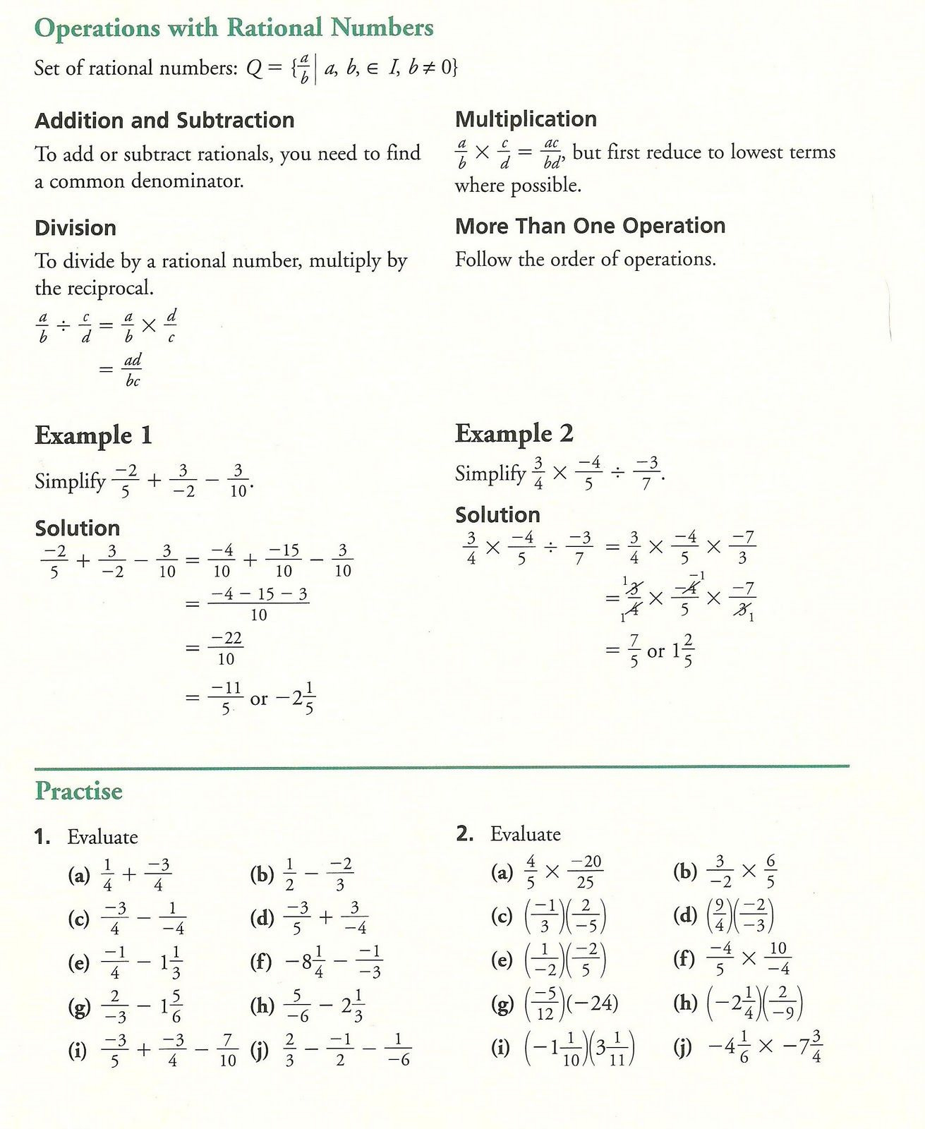 10th Grade Multiplication Worksheets