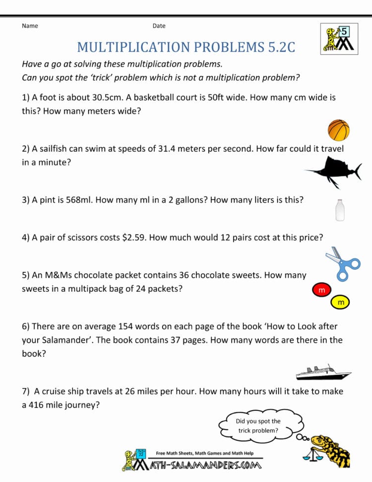 multiplying decimals word problems worksheets 5th grade db excelcom