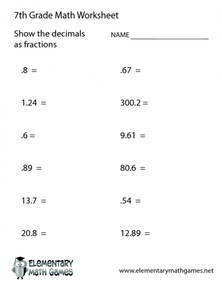 Multiplying Decimals Worksheets 6Th Grade  Lobo Black