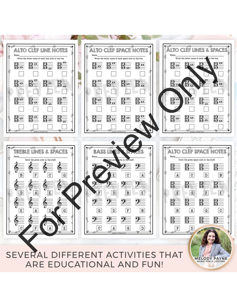 Music Theory And Activity Worksheets Digital Res  Jw Pepper