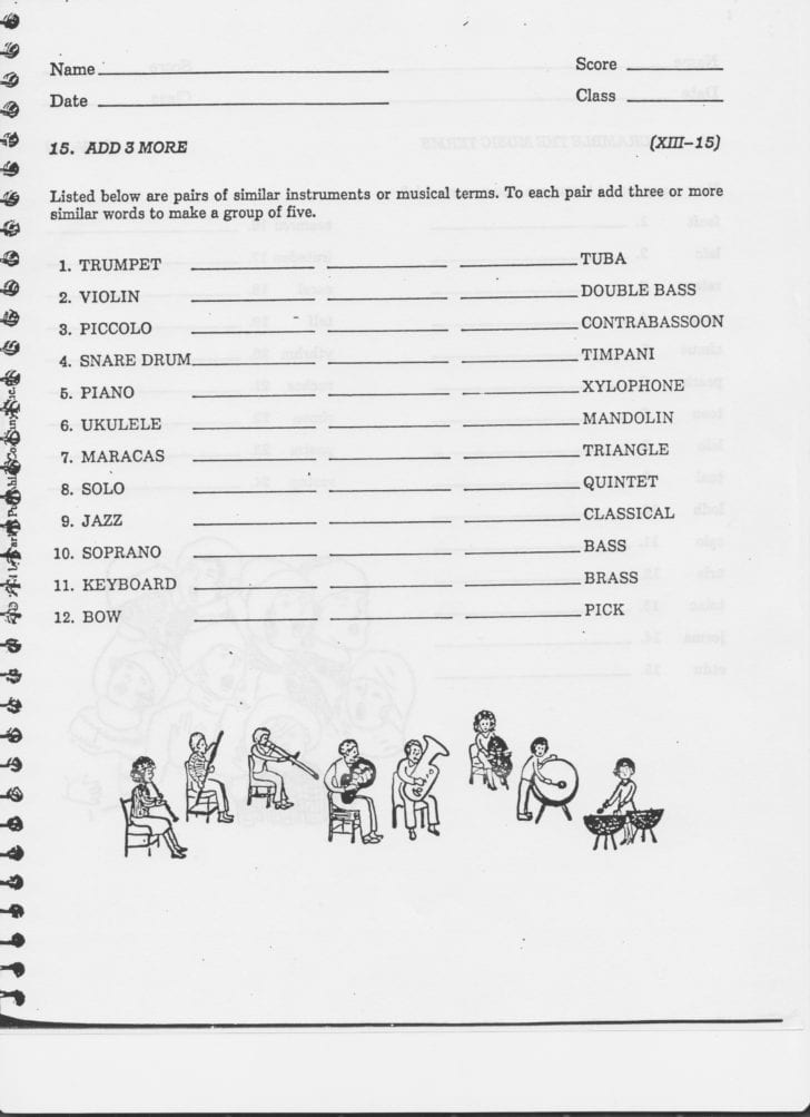Piano Theory Worksheets Pdf