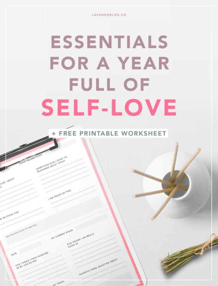 Self Love Worksheet