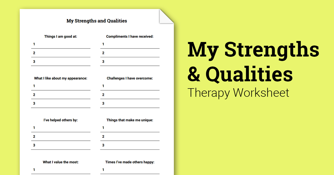 Therapist Aid Worksheets Db excel
