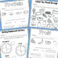 Myplate Food Groups Coloring Pages – Fiestaprintco