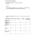 Name Class Macromolecules Worksheet What Are The