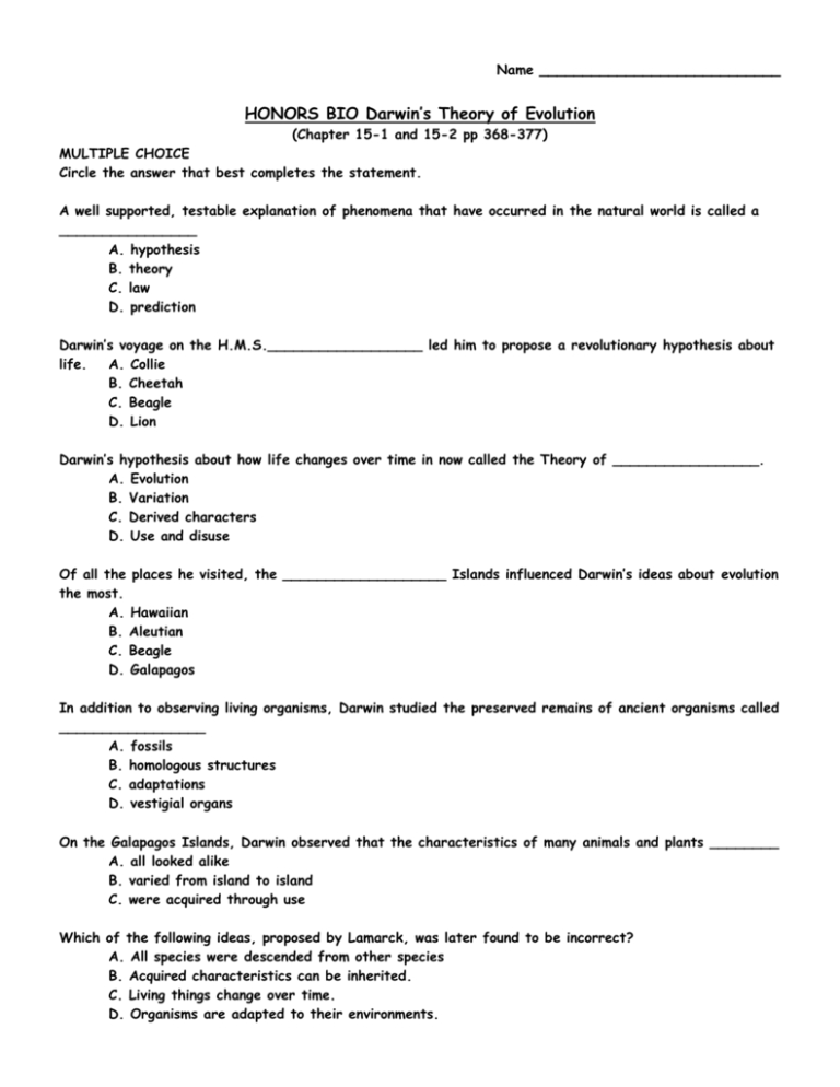 the-theory-of-evolution-chapter-15-worksheet-answers-db-excel