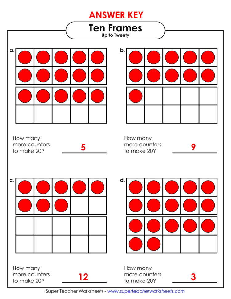 Name Ten Frames  Super Teacher Worksheets Pages 1  4