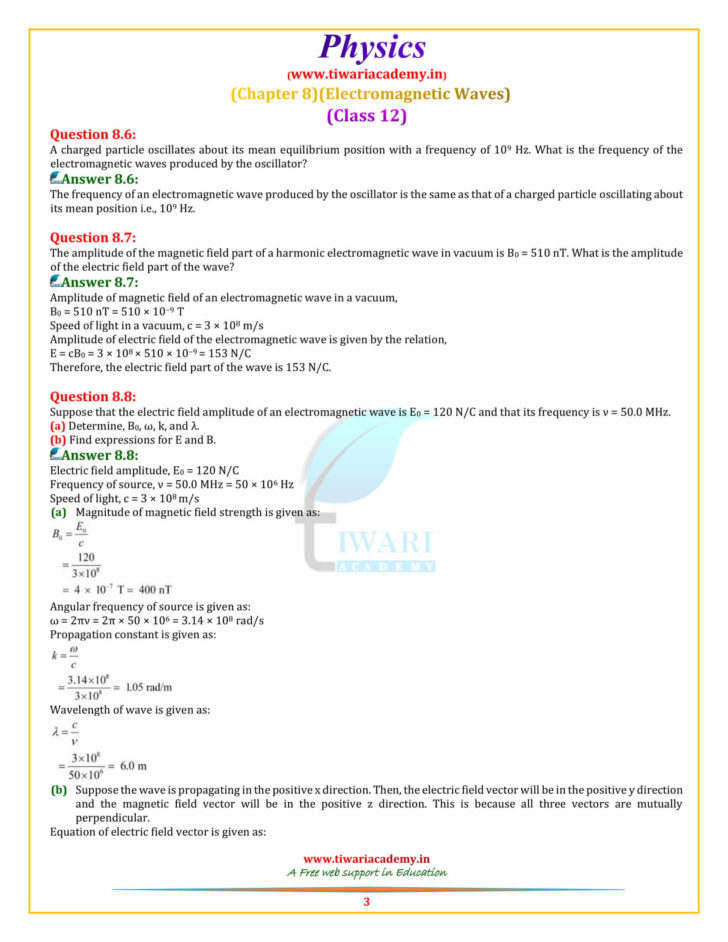 Science 8 Electromagnetic Spectrum Worksheet Answers