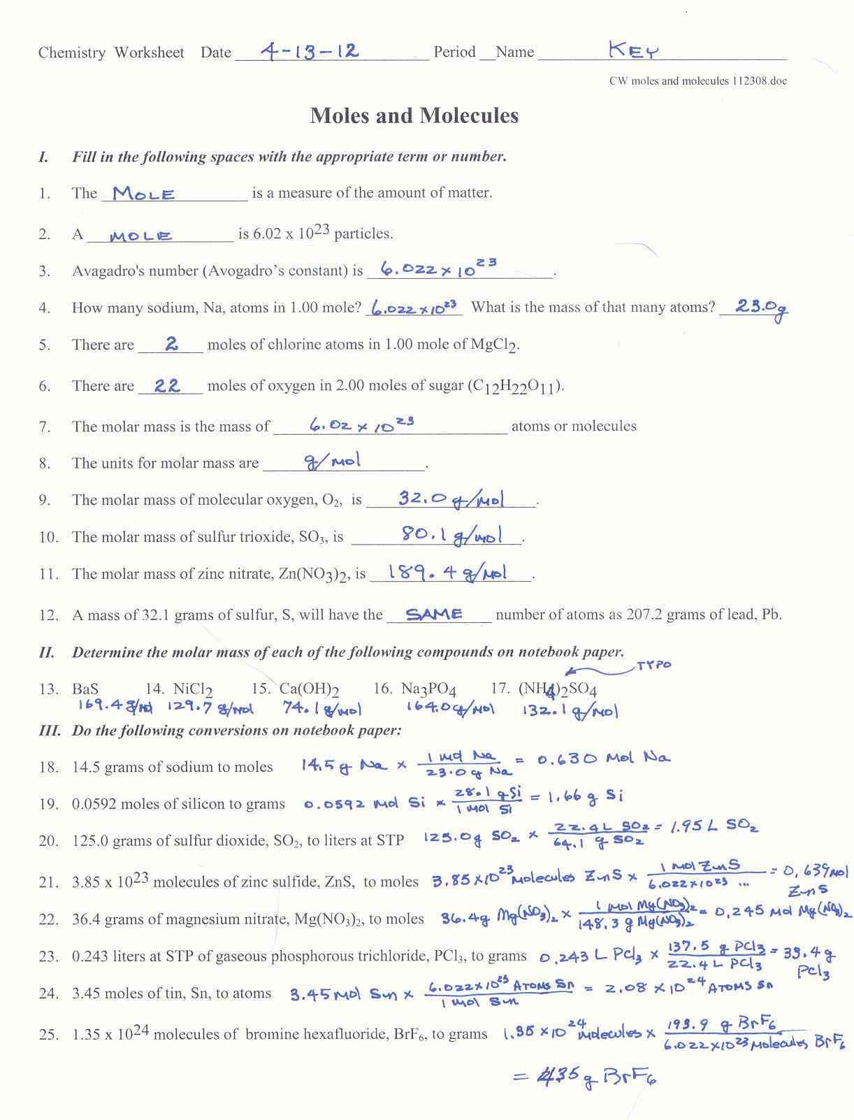 Net Ionic Equations Advanced Chem Worksheet 10 4 Answers