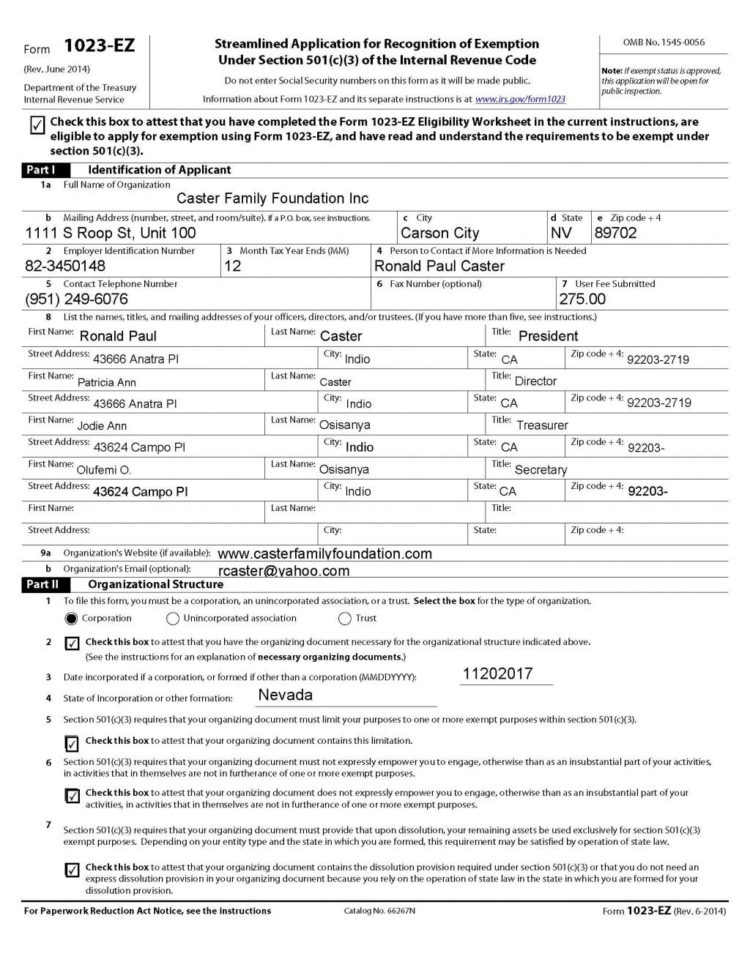 New Form Ez E2 80 93 Lisa W Hull Cpa Pc Pdf Online Filing