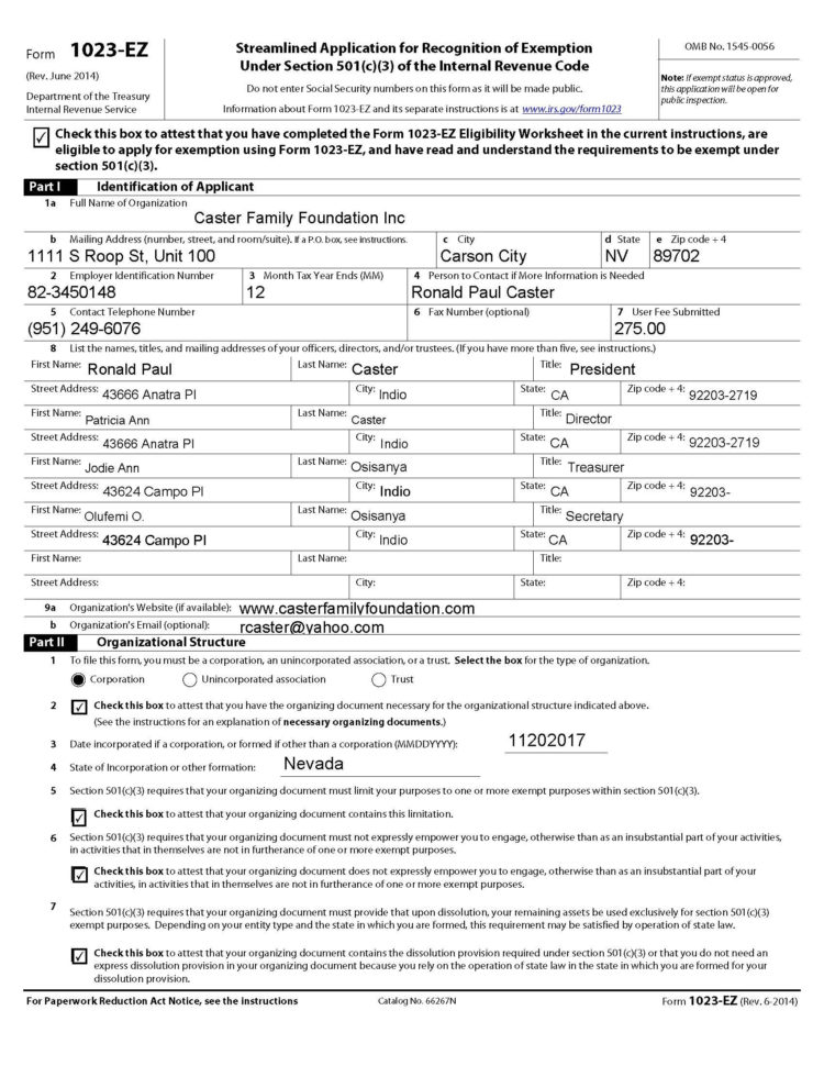 New Form Ez E2 80 93 Lisa W Hull Cpa Pc Pdf Online Filing