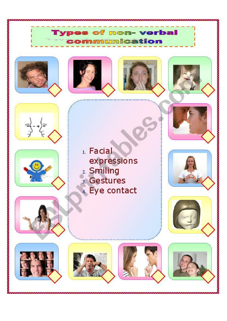 Non Verbal Communication Worksheets — db-excel.com