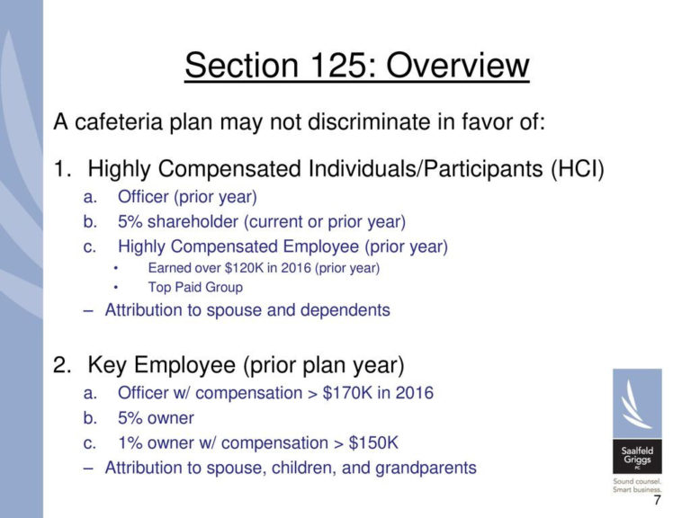 Section 125 Nondiscrimination Testing Worksheet —