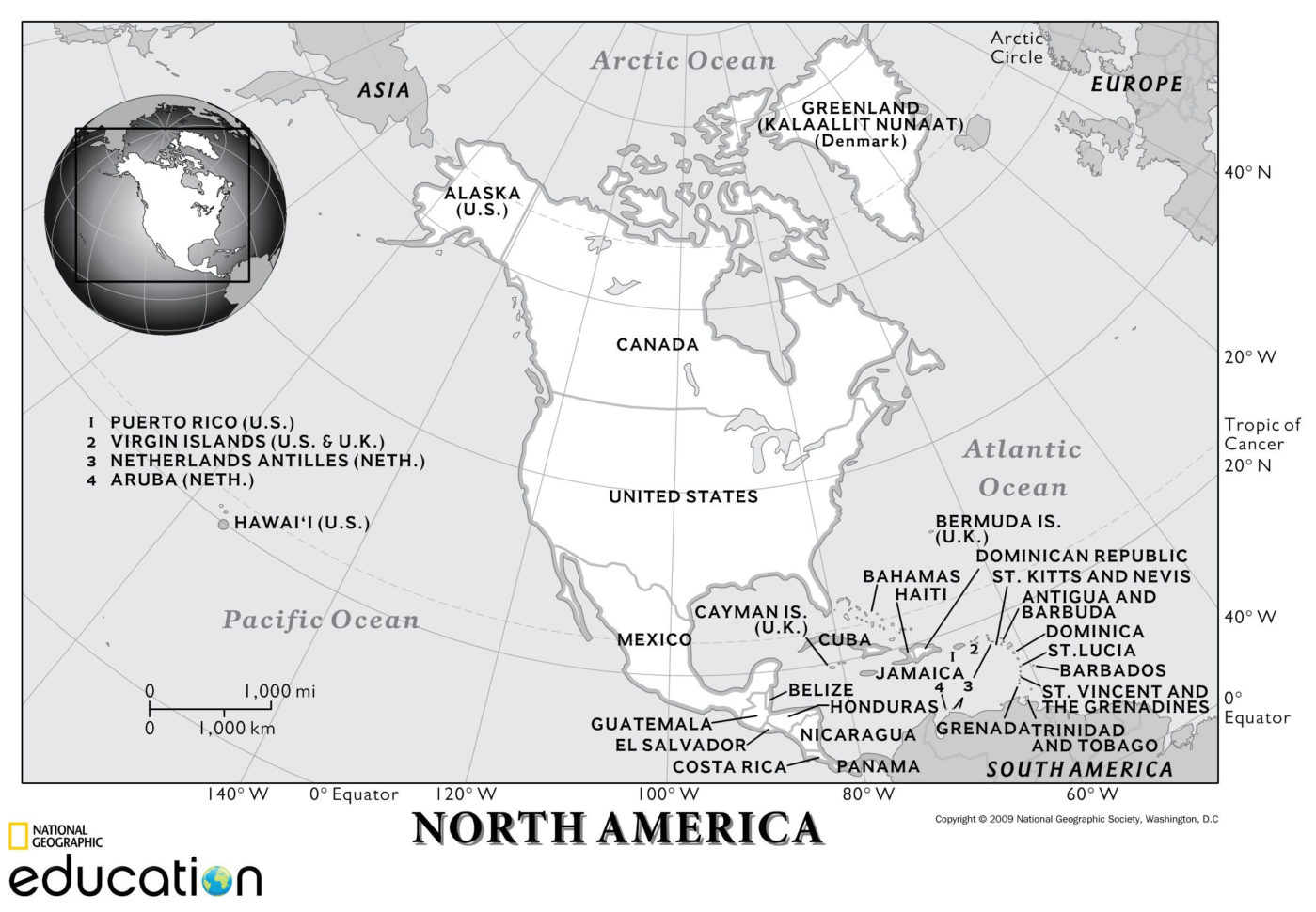 North America Physical Geography  National Geographic Society