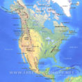 North America Physical Map – Freeworldmaps