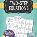 Notes Tw0Step Equations Maze