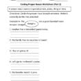 Nouns Worksheets  Proper And Common Nouns Worksheets