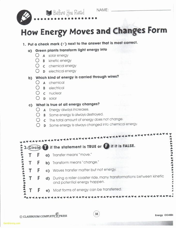 Fission And Fusion Worksheet