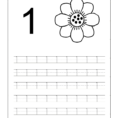 Number One Tracing And Coloring Worksheets 2  Crafts And