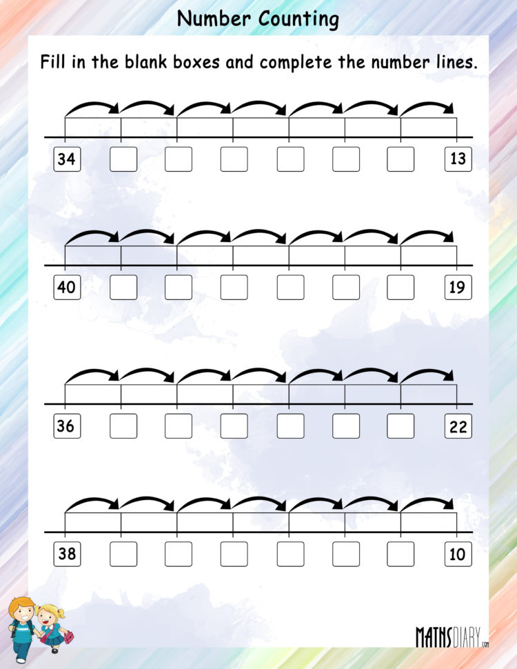 Number Pattern On A Number Line  Mathsdiary
