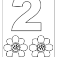 Number Two Tracing And Coloring Worksheets 1  Crafts And