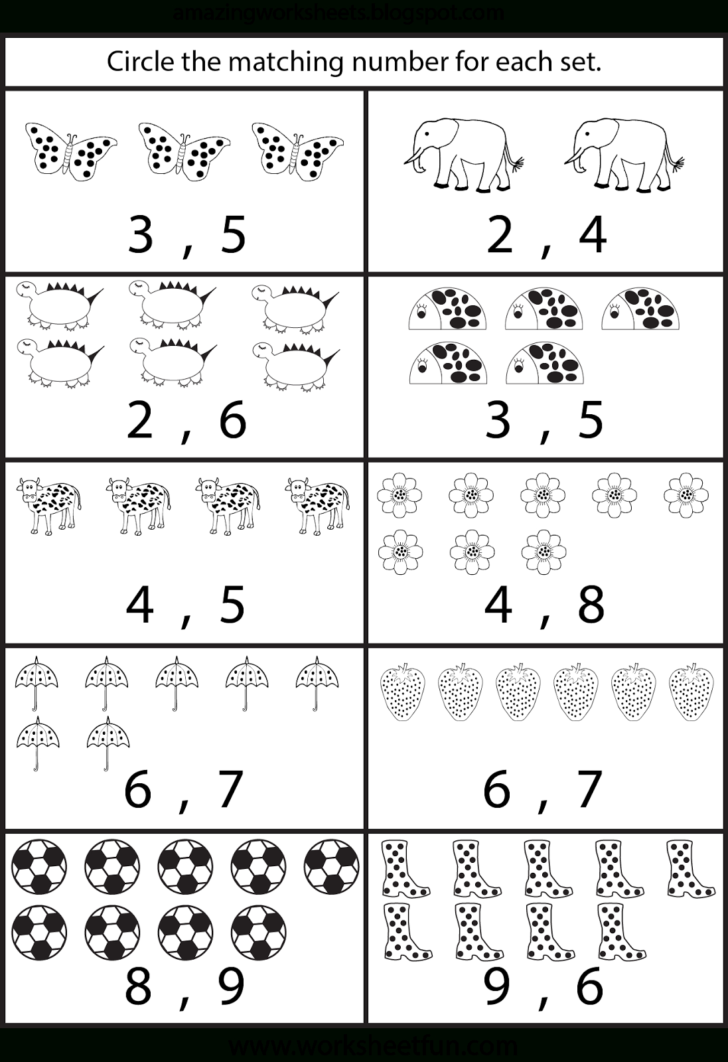 Counting Worksheets 1 20