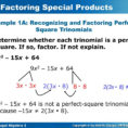 Objectives Factor Perfectsquare Trinomials  Ppt Download
