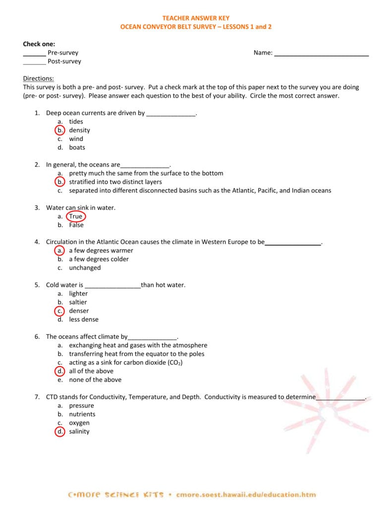 teacher answer keys and the worksheets db excelcom