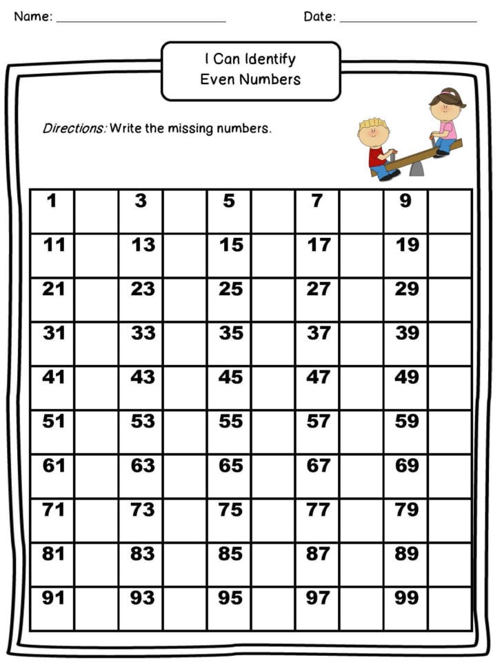 Odd And Even Numbers Worksheets  Activity Shelter