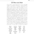 Of Mice And Men Word Search  Word