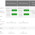 Office 365 Cost Comparison Worksheet