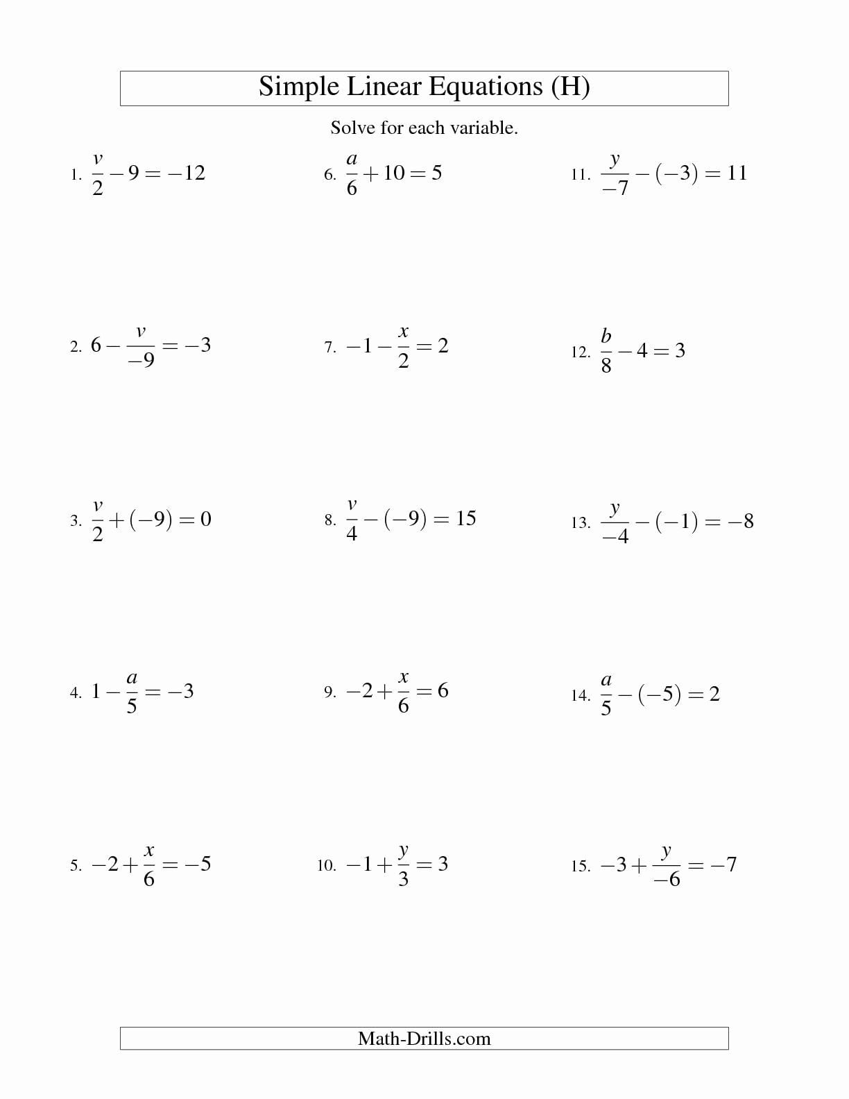 One Step Inequality Word Problems Worksheet