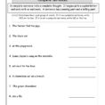 Order Of Sentences Worksheets Assignmenthelp