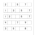 Ordering Numbers Worksheets Missing Numbers What Comes