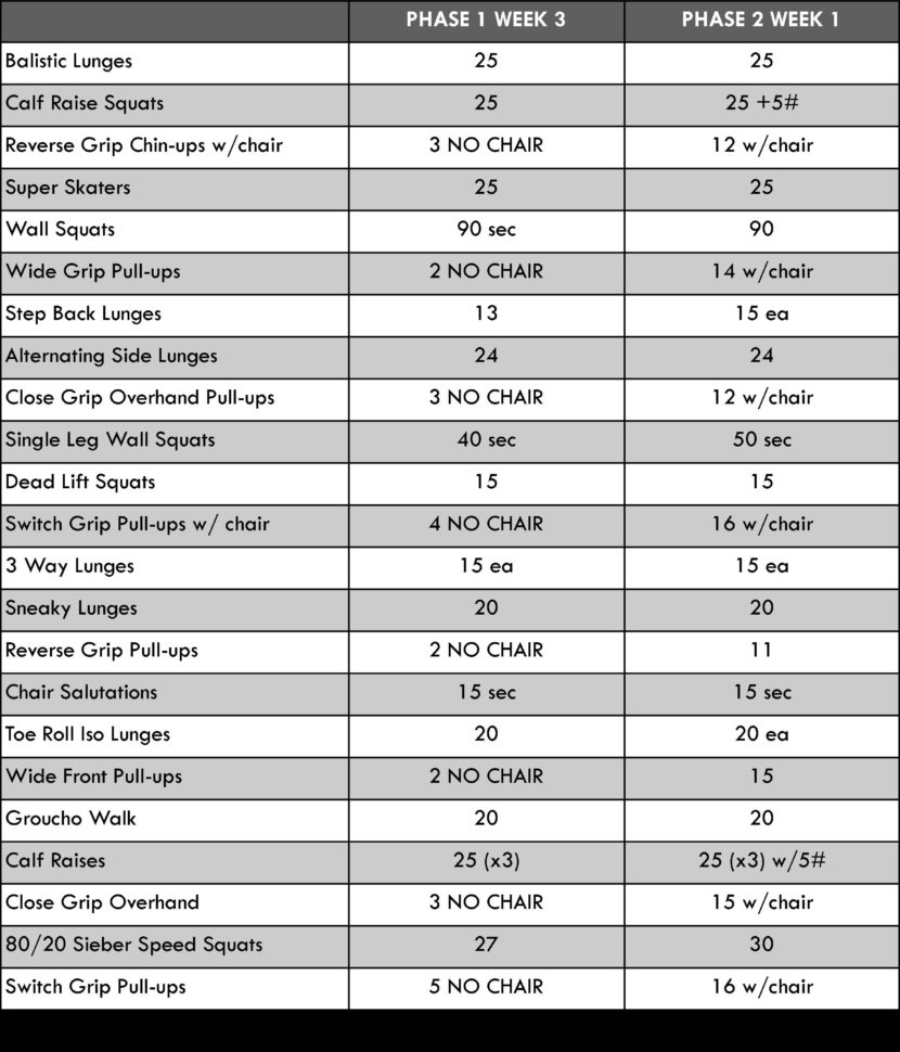 P90X Day 33 – Legs  Backab Ripper X  190June