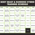 P90X Legs And Back Worksheet