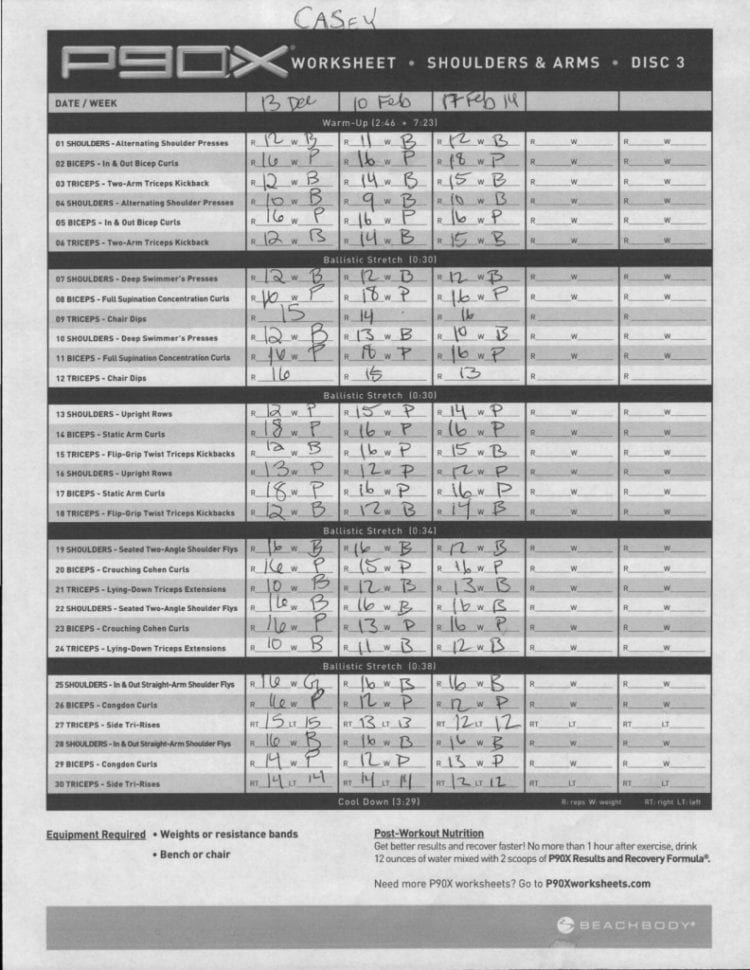 P90X – Page 4 – Caseyfriday