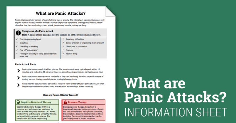 Panic Attack Worksheets Pdf db excel com