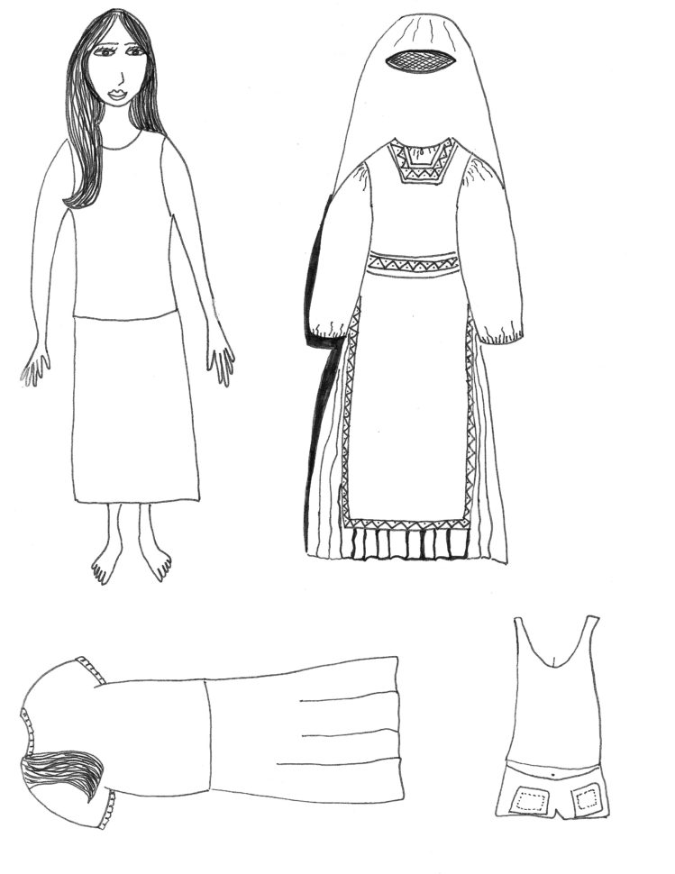 Paper Doll Craft  Aunties Bible Lessons